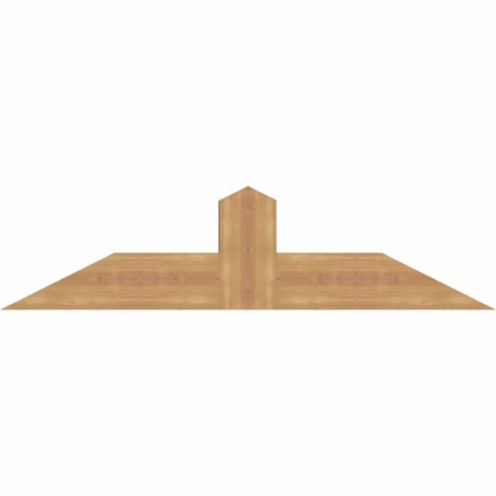 Ekena Millwork Portland Smooth Timber Gable Bracket, Western Red Cedar, 48"W x 12"H x 3 1/2"D x 5 1/2"F, 6/12 Pitch GBW048X12X0406POR00SWR